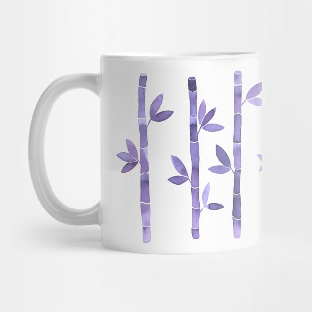 Watercolor Bamboo Pattern - Lavender by monitdesign